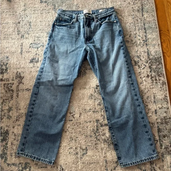 Frame Denim Women's Light Blue Relaxed Jeans - Picture 9 of 9